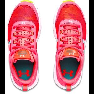 Under Armour Kids Sneakers - Bright Red and Pink